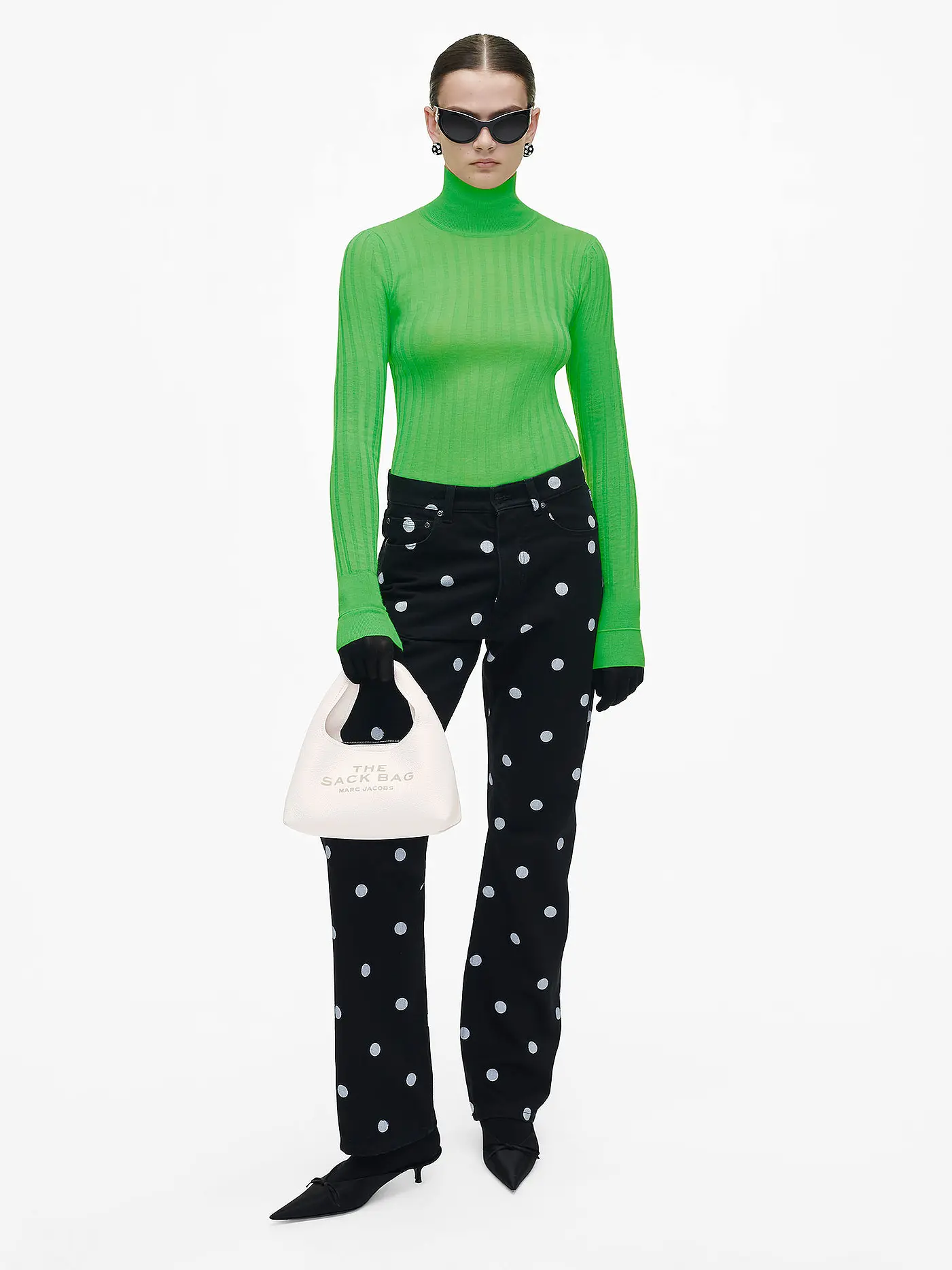 MARC JACOBS | Ledertasche - Henkeltasche THE MINI SACK | 